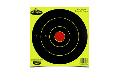 Birchwood Casey Dirty Bird Yellow Round Target 8-8"