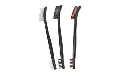 Birchwood Casey Utility Brushes Bronze/Nylon/Steel 3-Pack