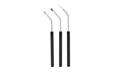 Birchwood Casey Angled Brushes Bronze/Nylon/Steel 3-Pack