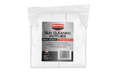 Birchwood Casey Patch 1-3/4" Square 7mm-.38 Calibers 750-Pack