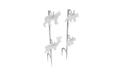 Birchwood Casey Rimfire Ar500 Animal Target Set