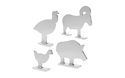 Birchwood Casey Silhouette Knock Over Trgts 4-Piece