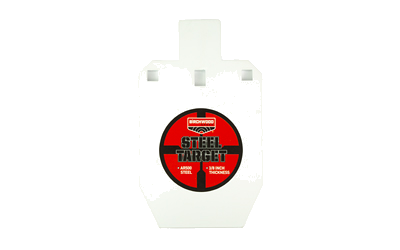 Birchwood Casey 1/3 Ipsc Silhouette Target Wht