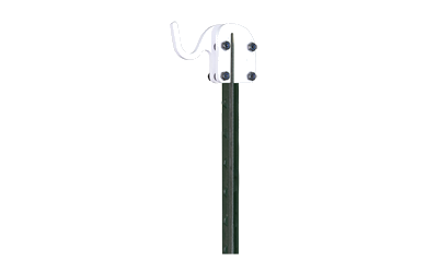 Birchwood Casey T-Post Target Hook White