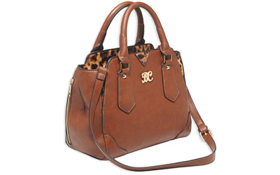 Bulldog Cases Satchel Purse with Chstnt Holster