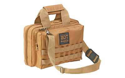 Bulldog Cases Deluxe 2 Range Bag Tan Pistol