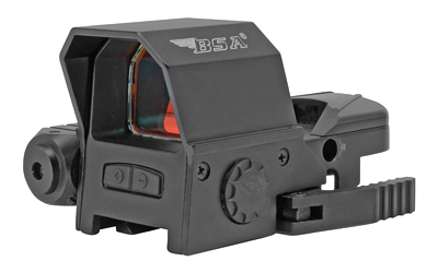 BSA Optics Prism 33x24mm with Laser Rd 4 MOA Crosshair Red Dot Sight