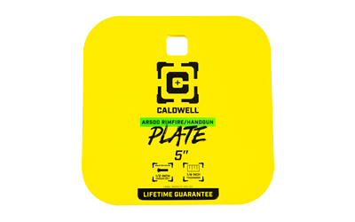 Caldwell AR500 1/4" Rf/Hg 5" Gong Pistol