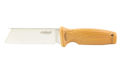 Camillus Swedge 8.75" Tan with Sheath Knife