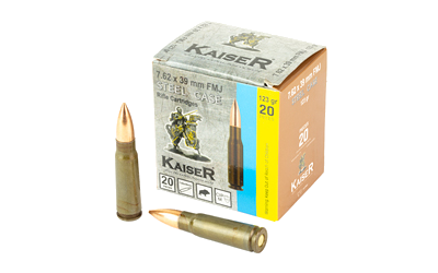 Century Arms Kaiser 7.62x39 123 Grain Full Metal Jacket Ammunition – 20 Rounds