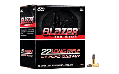 Blazer Ammunition .22 LR 38 Grain Ammunition – 525 Rounds