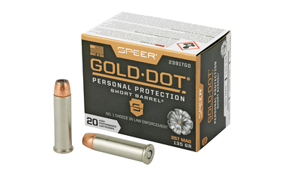 Speer Gold Dot 357mg .357 Magnum 135 Grain Hollow Point Ammunition – 20 Rounds