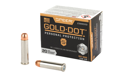 Speer Gold Dot .357 Magnum 158 Grain Hollow Point Ammunition – 20 Rounds