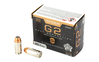 Speer Ammunition Dot G2 .40 S&W 180 Grain Ammunition – 20 Rounds