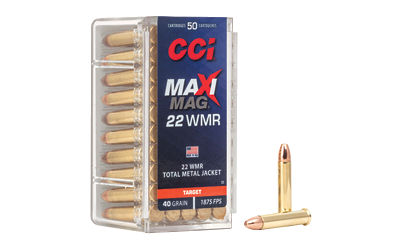 CCI Maxi .22 Magnum 40 Grain Ammunition – 50 Rounds