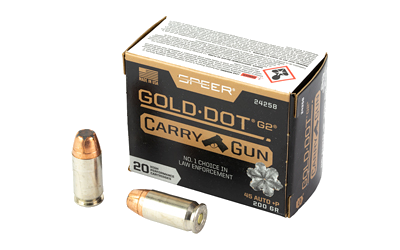 Speer Ammunition Dt Carry Gun +p .45 ACP 200 Grain Ammunition – 20 Rounds