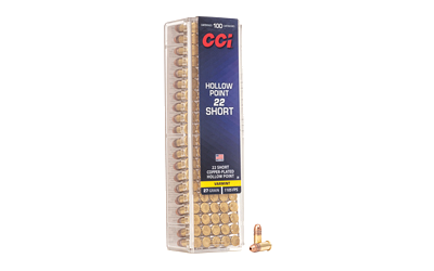CCI 22 Short HP 27 Grain Hollow Point Ammunition – 100 Rounds