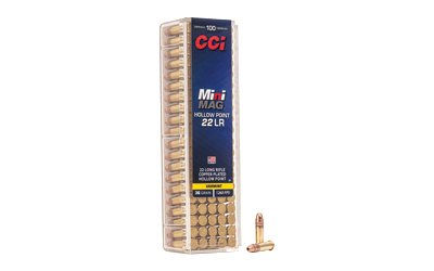 CCI Mini .22 LR 36 Grain Hollow Point Ammunition – 100 Rounds