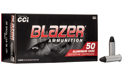 Blazer Ammunition .38 Special 158 Grain LRN Ammunition – 50 Rounds