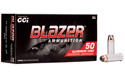 Blazer Ammunition .44 Magnum 240 Grain Jacketed Hollow Point Ammunition – 50 Rounds