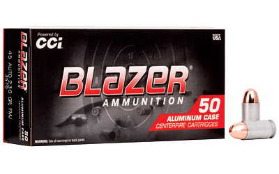 Blazer Ammunition .45 ACP 230 Grain Full Metal Jacket Ammunition – 50 Rounds