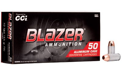 Blazer Ammunition .40 S&W 165 Grain Full Metal Jacket Ammunition – 50 Rounds