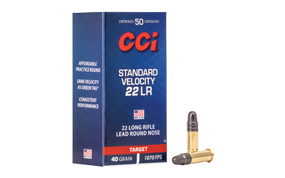 CCI Standard .22 LR 40 Grain Ammunition – 50 Rounds
