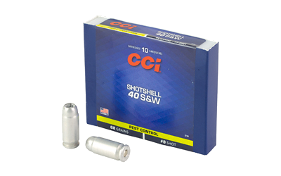 CCI Shotshell .40S&W 88 Grain #9 Shot Ammunition – 10 Rounds