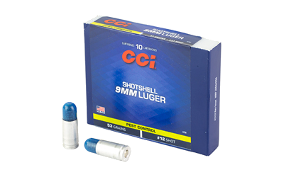 CCI Shotshell 9mm 53 Grain #12 Shot Ammunition – 10 Rounds
