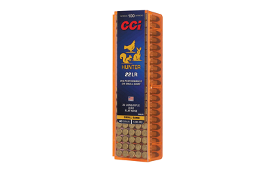CCI Ammunition Hunter .22 LR 40 Grain Ammunition – 100 Rounds
