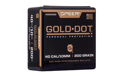 Speer Ammunition Dot .400 200 Grain Hollow Point Ammunition – 100 Rounds