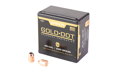 Speer Ammunition Dot .451 230 Grain Hollow Point Ammunition – 100 Rounds