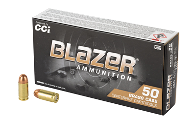 Blazer Brass .380 ACP 95 Grain Full Metal Jacket Ammunition – 50 Rounds
