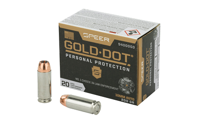 Speer Gold Dot 10mm 200 Grain Hollow Point Ammunition – 20 Rounds