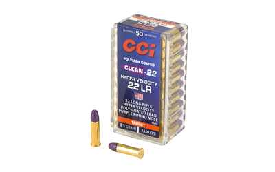 CCI Ammunition Hypr Vlcty .22 LR 31 Grain Ammunition – 50 Rounds
