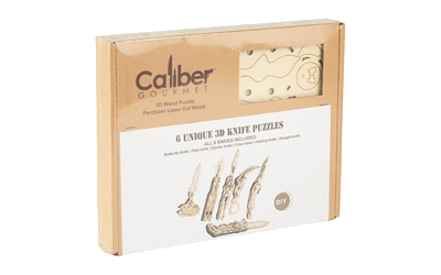 Caliber Gourmet Wood Knife Puzzles – 6-Pack