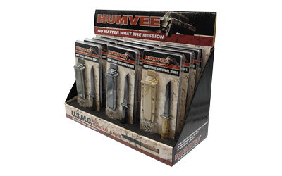 Caliber Gourmet Cbg Humvee Nck Knf Dsply 12-Piece with Sheath