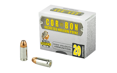 CorBon 9mm 115 Grain Jacketed Hollow Point Ammunition – 20 Rounds
