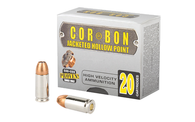 CorBon 9mm 125 Grain Jacketed Hollow Point Ammunition – 20 Rounds