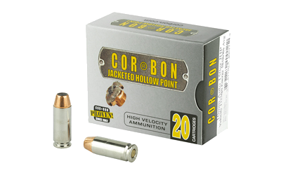 CorBon 10mm 150 Grain Jacketed Hollow Point Ammunition – 20 Rounds