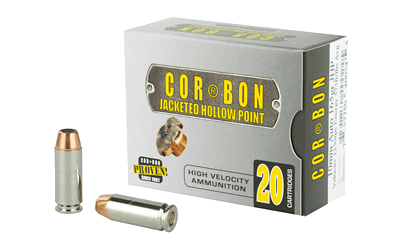 CorBon 10mm 165 Grain Jacketed Hollow Point Ammunition – 20 Rounds