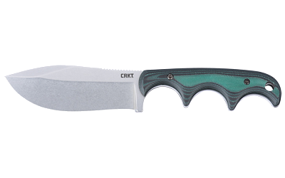 Columbia River Knife & Tool Nessmuk 2.9" Green/Silver with Sheath