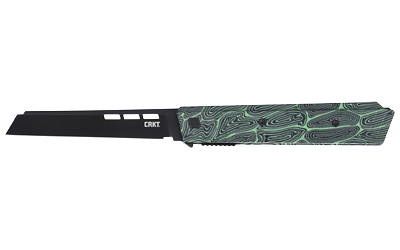 Columbia River Knife & Tool Zephyr 3.22" Plain Edge Green/Wht