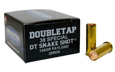 DoubleTap Ammunition Snakeshot .38 Special 130 Grain Ammunition – 20 Rounds