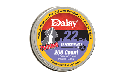 Daisy 22 Caliber Pointed Pellet 250-Count Tin