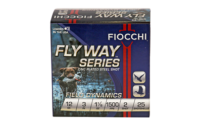 Fiocchi Flyway 12 Gauge #2 Shot Ammunition – 25 Rounds