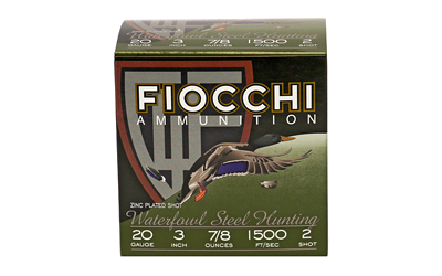 Fiocchi Flyway 20 Gauge #2 Shot Ammunition – 25 Rounds