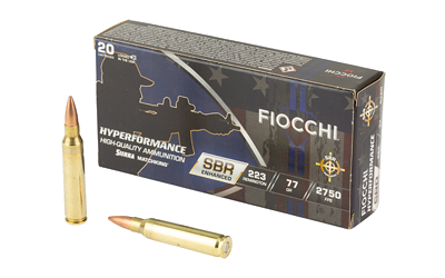 Fiocchi Hypr Sbr .223 Rem 77 Grain Ammunition – 20 Rounds
