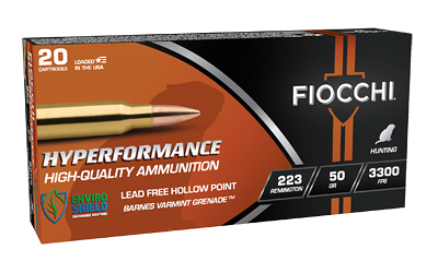 Fiocchi Ammunition Hypr .223 Rem 50 Grain Hollow Point Ammunition – 20 Rounds