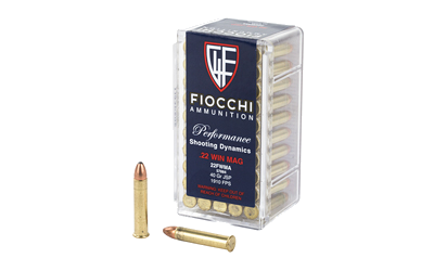 Fiocchi .22 Magnum 40 Grain Ammunition – 50 Rounds